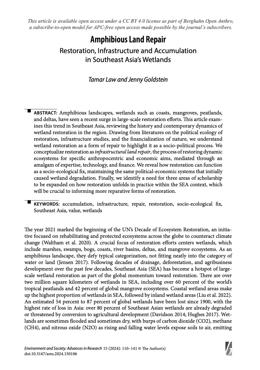 Amphibious Land Repair article